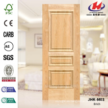 JHK-M03 Outerior Rara textura levantada Hotel europeo Brich Madera Puerta simple MDF